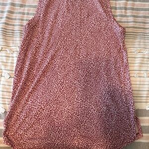 Athleta Pink Patterned Tank Top